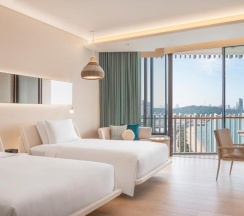 Двухместный номер Hilton Deluxe с видом на океан 2 отдельные кровати в Hilton Pattaya