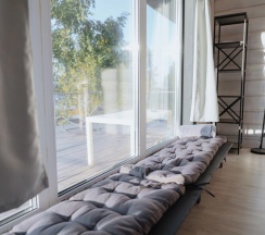 Люкс с красивым видом из окна в Банный остров