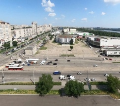 Двухместные апартаменты с 2 комнатами с балконом и с видом на город (двуспальная кровать) в Квартира на проспекте Ленина, 87А