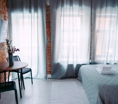 Апартаменты "Green" с балконом в Сhо