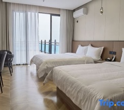 Двухместный номер Standard с видом на море 2 отдельные кровати в Taishan Golden Beach Resort
