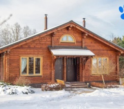 Одноэтажный дуплекс с камином №6. Проживание с животными. в Караван