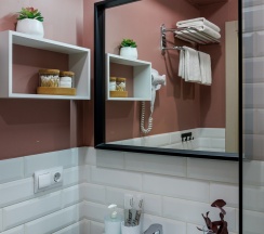 Квартира в Апартаменты на 9.3 Rose Studio ул. Гаврилова, 4