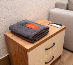 Люкс однокомнатный с камином в Мореин