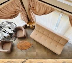 Семейный коттедж с красивым видом из окна в Ригола