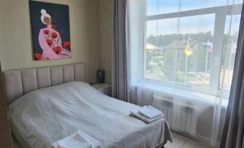 Двухместный номер Comfort с видом на внутренний двор (двуспальная кровать) в Новые берега