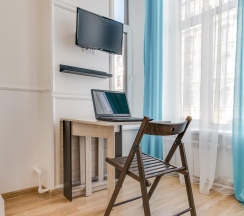 1-комнатные апартаменты улучшенные с 1 двуспальной кроватью в Globus Apart