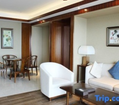Семейный люкс с 2 комнатами с видом на море в Jinghai Hotel & Resort
