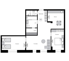 3-комнатные апартаменты люкс проспект Ленина 8 в Кольский
