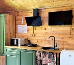 Шале 3. Четырехместный номер комфорт с видом на горы в Белый волк