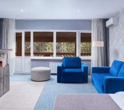 Однокомнатный люкс с камином/ Suite with fireplace в Кантри Резорт