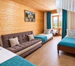 Вместительный семейный номер в Чегет-home