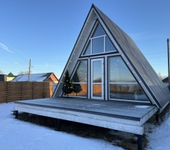 Дом A-frame в Над Рекой