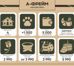 А-Фрейм «Лесной орех» в Aldi-Karelia