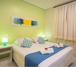 Двухместный люкс двуспальная кровать в Brazilodge All Suites Hostel
