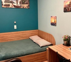 3 номер Двухместный с одной двуспальной кроватью без окна в Red apple