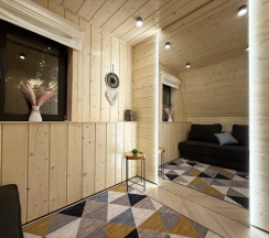 Семейный номер Superior с 2 комнатами в Live Glamp