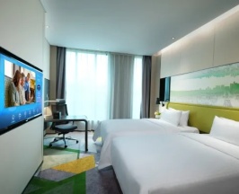 Двухместный номер Cozy (2 отдельные кровати) в Hampton By Hilton Guangzhou Tianhe Sports Center