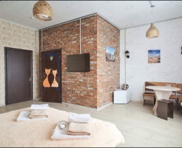 Полулюкс с двухместной кроватью в Villa santarina