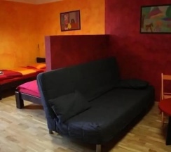 Одноместный семейный номер Standard двуспальная кровать в El hostel