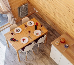 Светлое шале 3 в Рай в шалаше