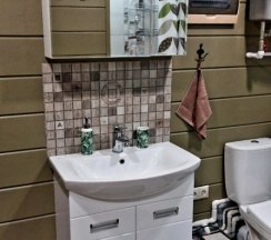 Двухместная студия Standard с красивым видом из окна двуспальная кровать в Усадьба Коноваловых