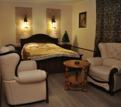 Двухместный люкс с видом на город двуспальная кровать в Incanto Hotel