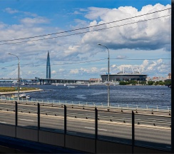 Студия с видом на реку в Sv Loft Apart