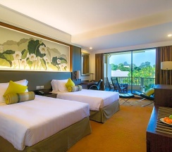 Двухместный номер Premium с видом на сад 2 отдельные кровати в Dusit Thani Pattaya