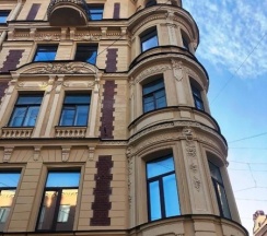 Двухместный номер Standart c окном в ванной комнате и видом на город. в Jo inn