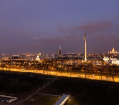 Апартамент 5 - Делюкс  с панорамным видом на Парк Победы (с душем) в Ap-in aparts