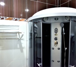 №10. Семейный номер с двуспальной кроватью и видом на Байкал в Прибой