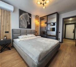 Апартаменты с красивым видом из окна в Апартаменты Loft 26 Этаж