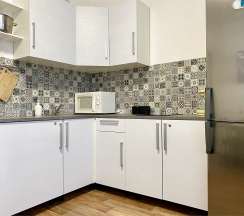 "Baltic Sunset" Однокомнатная квартира с видом на Финский залив (Метро Ленинский проспект/Автово, 10 минут на транспорте) в Rauktis apartments