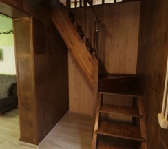 Коттедж Дуплекс с красивым видом из окна в Брусника