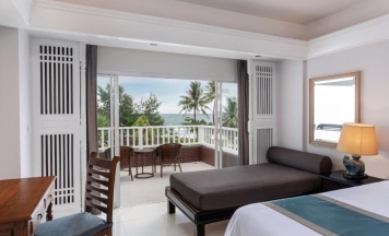 Двухместный номер Deluxe Terrace с видом на море 2 отдельные кровати в Thavorn Palm Beach Resort Phuket