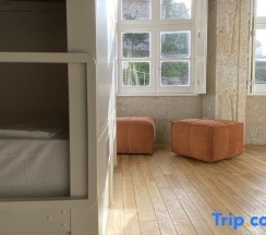 Кровать в общем номере в The Central House Porto Ribeira - Hostel