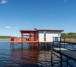 Дом на воде "Самоа" 10 спальных мест в ЭКО Порт