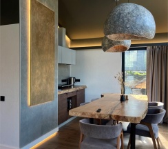 Дом «SILVER» с банным чаном на террасе в Luxe House