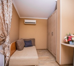 Комфорт 4-местный с двуспальной и односпальной кроватями с террасой в Джульетта