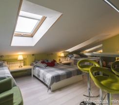 «Мансардная студия с размещением от 1 до 6 чел» в Мансарда