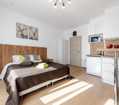 2-местные апартаменты студия в ApartMe на проезде 1-й Предпортовый