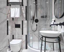 Стандарт с 1 двуспальной кроватью в Farfour Inn&Suite
