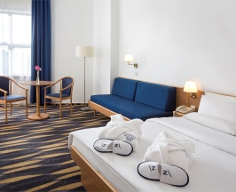 Номер Superior с двуспальной кроватью и диваном-кроватью в Novotel Москва Центр