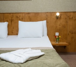 Двухместный люкс с балконом двуспальная кровать в Altyn Eco Park