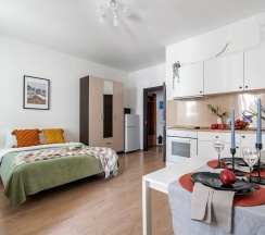 1-комнатные апартаменты студия в Leruka Home Kudrovo (Лерука Хоум Кудрово) на улице Столичная