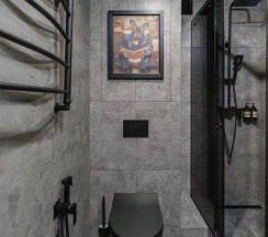 Двухместные апартаменты с 2 комнатами с балконом двуспальная кровать в Квартира Комфортный Лофт в Центре