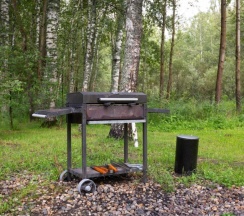 A-Frame № 6 (оснащение дома, стоимость купели и бани см. Подробнее) в Les holidays