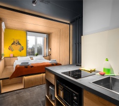 Апартаменты у ст.м. Лесная (Standart Large-28) в FlatHome, апартаменты