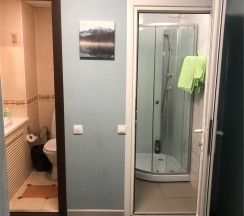 Номер стандарт улучшенный с 1 двуспальной кроватью в Basner Hotel